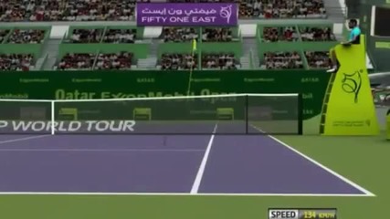 Rafael Nadal vs Ernest Gulbis - Atp Doha 2014 masters - 7 _ 5 , 6 _ 4