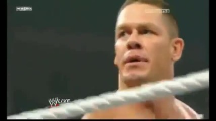 Wwe John Cena Saves Rey Mysterio and Trashes Del Rio Segment Raw 8 15 11