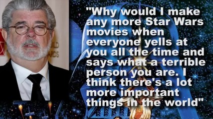 George Lucas Calling It Quits! No More Star Wars