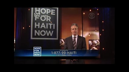 John Legend - Motherless Child + Jon Stewart speech: survivors from the rubble( Hope for Haiti) 