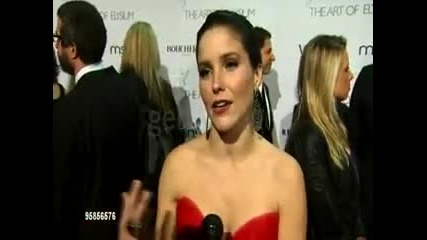 Sophia Bush interview - The Art of Elysium's 3rd Annual Black Tie Charity Gala 2010