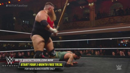 Dave Mastiff batters Eddie Dennis with a Kendo stick: NXT UK TakeOver: Blackpool (WWE Network Exclusive)