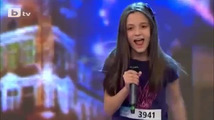 13-годишната Анджела Цолова пее повече прекрасно - България търси талант 2015