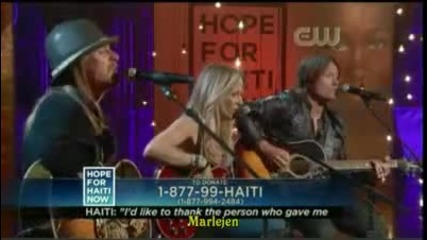 Hope For Haiti Now - Lean On Me by Sheryl Crow, Kid rock & Keith Urban 