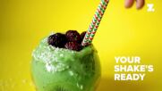Craving something sweet? Try making this kiwi-banana shake!