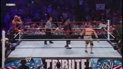 Big Show & John Cena - Ko Punch to the Aa on Mark Henry
