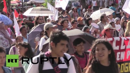 Mexico: Protest demands safe return of the 43 Ayotzinapa students