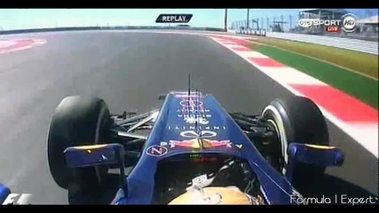 F1 Гран при на Сащ 2012 - Vettel печели пол позишъна [hd][onboard]