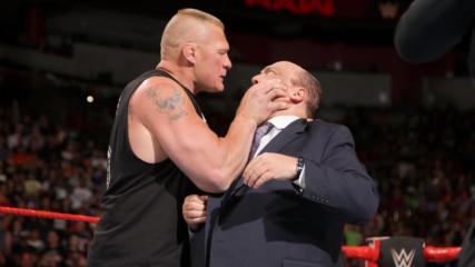 Brock Lesnar assaults Kurt Angle and Paul Heyman: Wal3ooha, 2 August, 2018