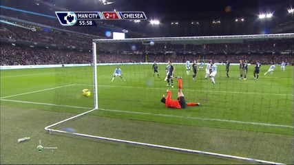 Manchester City 2 - 1 Chelsea Tevez 