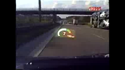 бързо Bmw M6 на магистрала - 194 mph