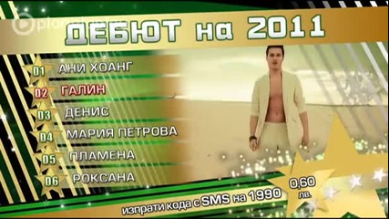 Планета тв - Номинации за Дебют на 2011 година