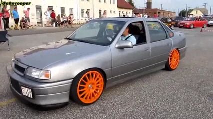 Opel Vectra A Turbo - слалом