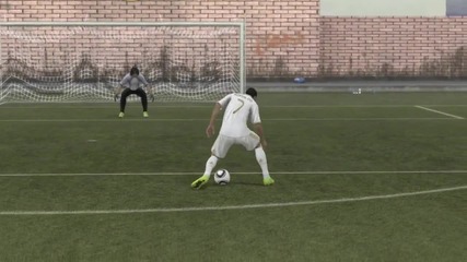 Fifa 12 Кристиано Роналдо 'rabona Shot'