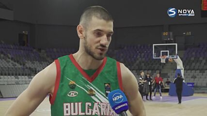 Павлин Иванов след победата срещу Румъния