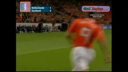 Netherlands - Scotland 1 - 0 (3 - 0,  28 3 2009).flv