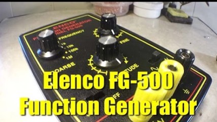Elenco FG500K Function Generator Kit build and review