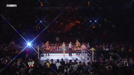 Кеч Мания 24 - Ренди Ортън срещу Джон Сина срещу Трите Хикса - Мач за Титлата на Федерацията.