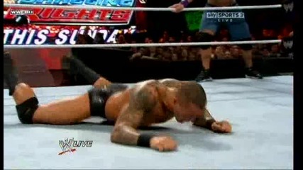 Randy Orton & John Cena vs Husky Harris & Michael - |raw| - 10.18.10 