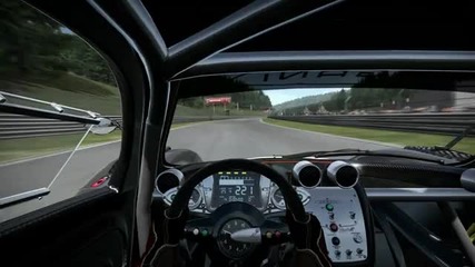 Need for Speed Shift 2 Lap race at Spa with Zonda R H D 