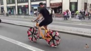 Велосипед с гуми от маратонки