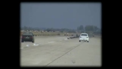 Mitsubishi Lancer Evo Viii Vs. Bmw E30 Drag Race [1/4 Mile]