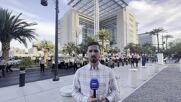 Протест срещу имиграционната политика на Тръмп пред Федералния съд в Лас Вегас