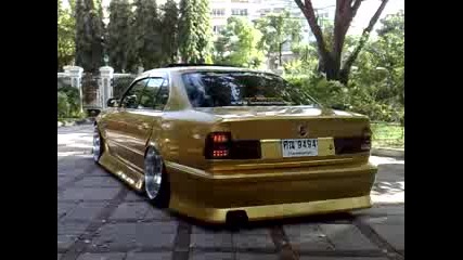 Bmw E34 Lowrider Dub Show off
