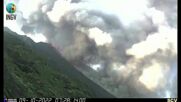 Изригването на вулкана Стромболи предизвика сеизмичен сигнал (ВИДЕО)