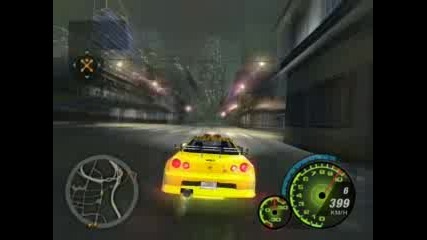 Nfs U2 - Nissan Skyline 412 Km/h