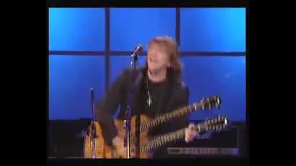 Bon Jovi Livin On A Prayer & Wanted Dead Or Alive Live Acoustic Versions Concert For New York 2001 