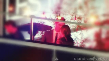 Robert and Kristen kissing