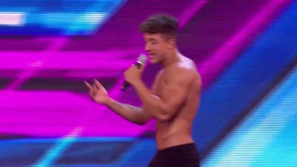 Dean 'deano' Bailey sings Peter Andre's 'mysterious Girl' - Arena Auditions - The X Factor Uk 2014