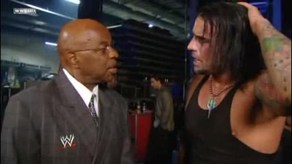 Smackdown 2009/09/04 Cm Punk & Theodore Long [backstage]