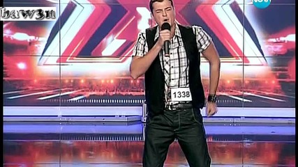 Актьор изуми журито с пеене и присъствие - X Factor 14.09.11