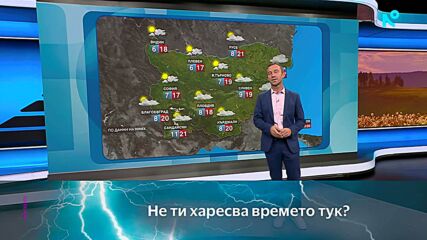 Прогноза за времето | Обедна емисия | 25 окт. 2026