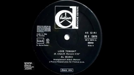 Al Musci - Love Tonight Italo - Disco 1985 