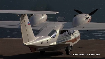 Самолет амфибия « Аероволга » Ла-8л • Осем местен