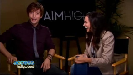 Interview Jackson w Access Hollywood for Aim High