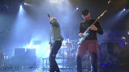 Coldplay - In My Place (live on Letterman)
