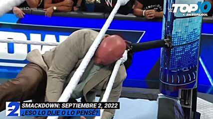 Top 10 Mejores Momentos de SMACKDOWN: WWE Top 10, Sep 2, 2022