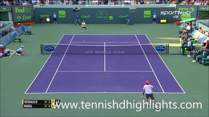 Fernando Verdasco vs Rafael Nadal - Miami 2015