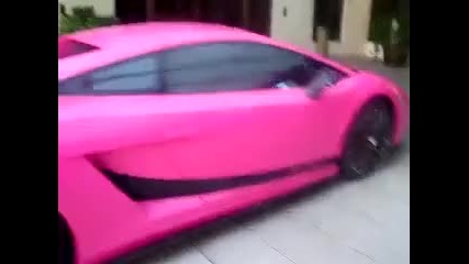 Pink Lamborghini Gallardo 