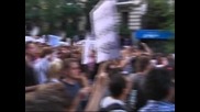Сблъсъци между полиция и демонстранти избухнаха в Мадрид