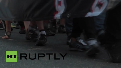 Ukraine: Nationalists march in support of suspected killers of Oles Buzina