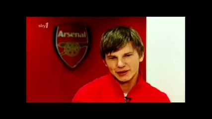 Team mates Arshavin