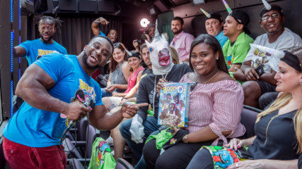 The New Day takes over a New York City tour bus!