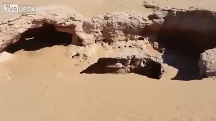 Странна дупка в пустинята
