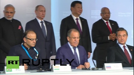 Russia: BRICS sign documents on enhanced cooperation