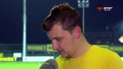 Неделев: Не се зарадвах след гола, защото бях уморен